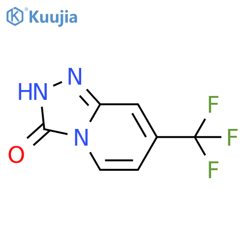 7-(trifluoromethyl)-1,2,4triazolo4,3-apyridin-3-ol structure