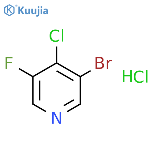 3-Bromo-4-Chloro-5-Fluoropyridine Hydrochloride structure