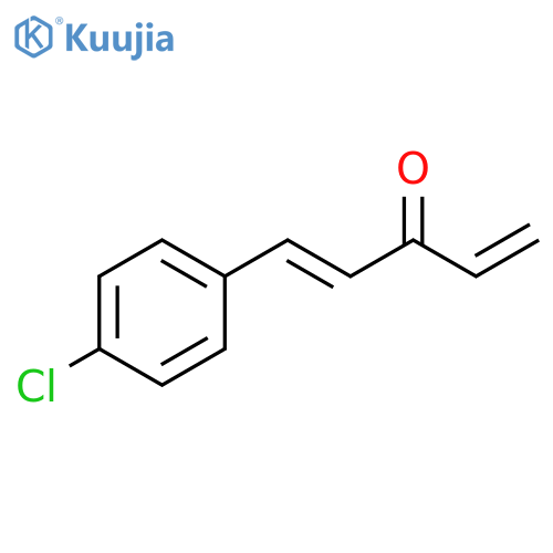 (4E)-5-(4-chlorophenyl)penta-1,4-dien-3-one structure