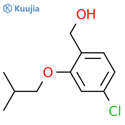 (4-Chloro-2-isobutoxyphenyl)methanol structure