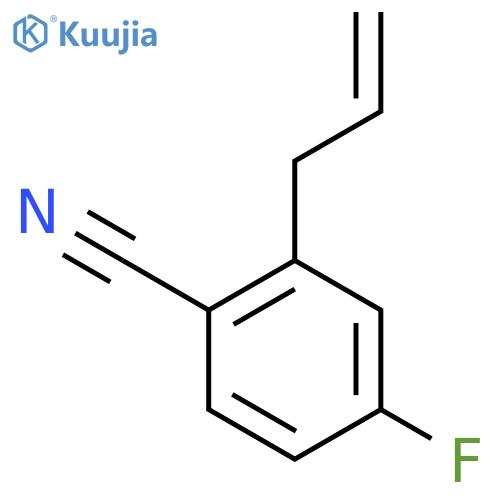 3-(2-Cyano-5-fluorophenyl)-1-propene structure
