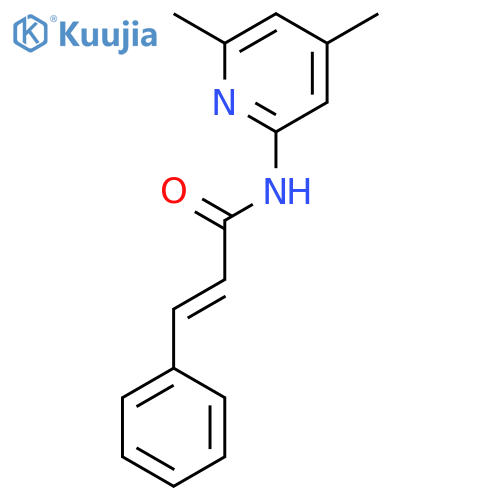 2-Propenamide, N-(4,6-dimethyl-2-pyridinyl)-3-phenyl- structure