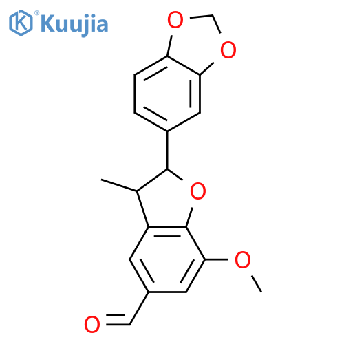 4,7'-Epoxy-3',4',5-trihydroxy-8,9-dinor-3,8'-lignan-7-al; (7'R,8'R)-form, 3',4'-Methylene, 5-Me ether structure