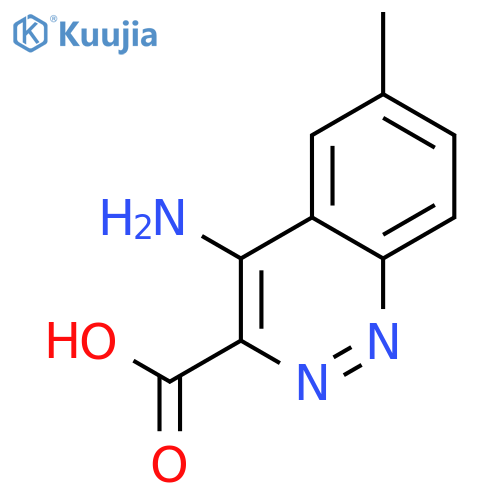 4-amino-6-methyl-3-Cinnolinecarboxylic acid structure