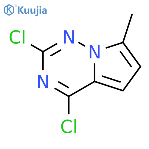 2,4-dichloro-7-methylpyrrolo[2,1-f][1,2,4]triazine structure