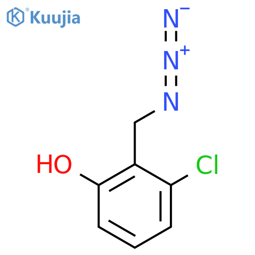 2-(azidomethyl)-3-chlorophenol structure