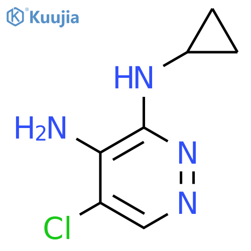 5-Chloro-N3-cyclopropylpyridazine-3,4-diamine structure