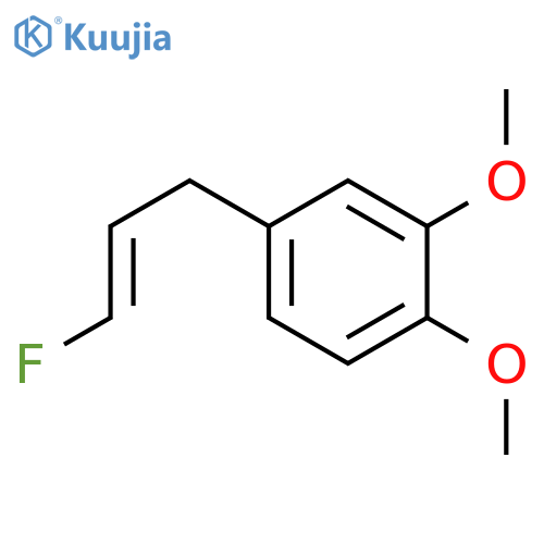Benzene,4-[(2Z)-3-fluoro-2-propen-1-yl]-1,2-dimethoxy- structure
