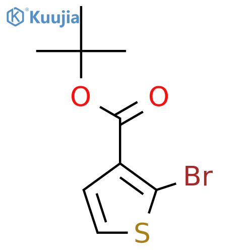 Tert-Butyl 2-bromothiophene-3-carboxylate structure