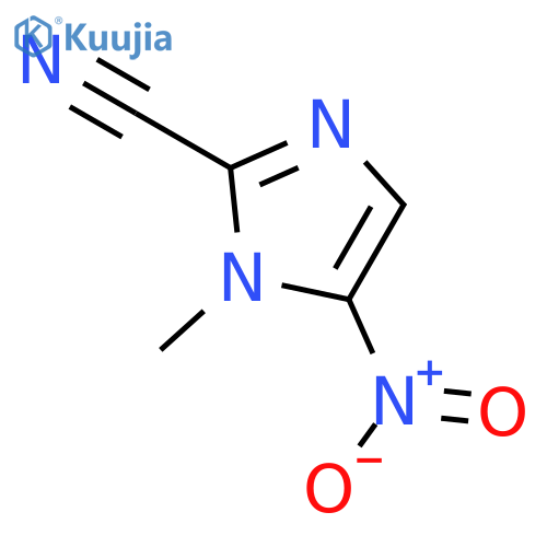 1-Methyl-5-nitro-1H-imidazole-2-carbonitrile structure