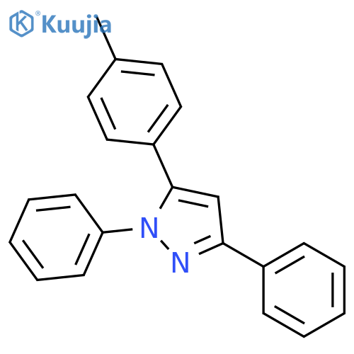 1H-Pyrazole, 5-(4-methylphenyl)-1,3-diphenyl- structure