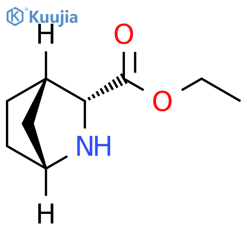2-Azabicyclo[2.2.1]heptane-3-carboxylicacid,ethylester,(1R,3R,4S)-(9CI) structure