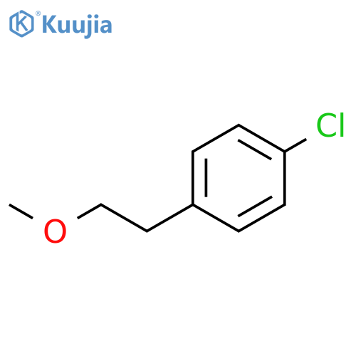 1-chloro-4-(2-methoxyethyl)benzene structure