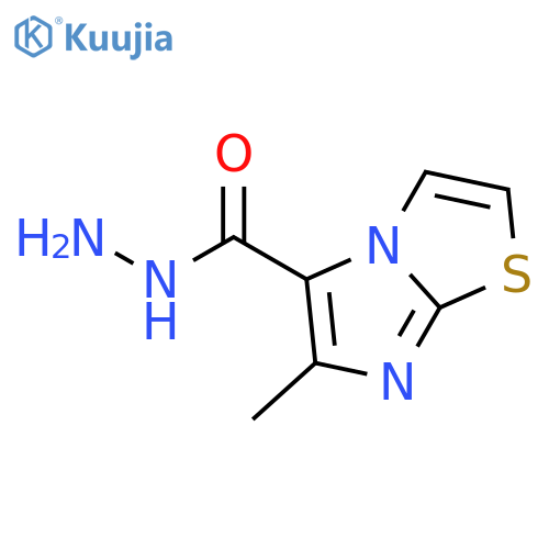 6-Methylimidazo[2,1-b]thiazole-5-carbohydrazide structure