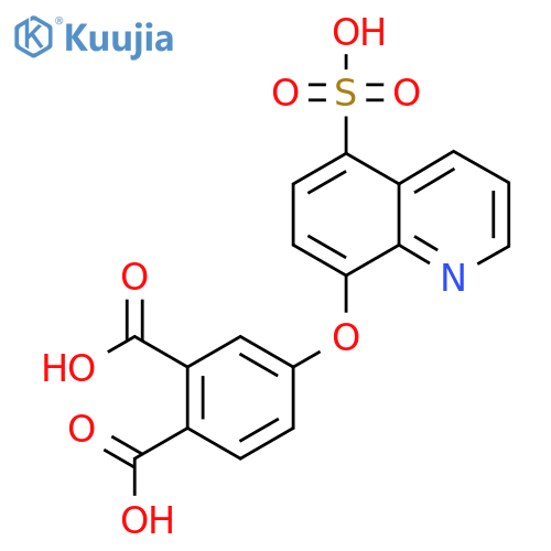 4-((5-Sulfoquinolin-8-yl)oxy)phthalicacid structure