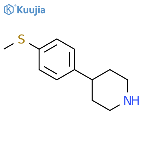 4-4-(methylsulfanyl)phenylpiperidine structure