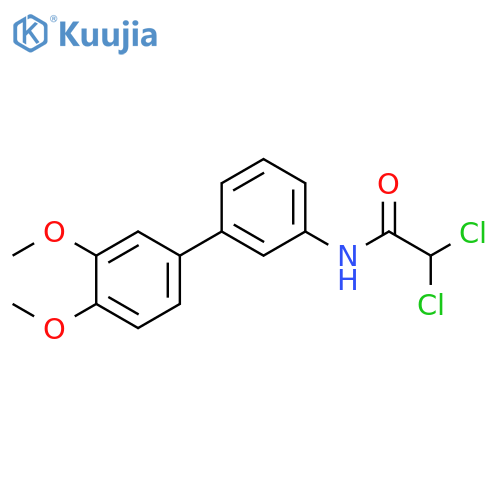 2,2-Dichloro-N-(3',4'-dimethoxy[1,1'-biphenyl]-3-yl)acetamide structure