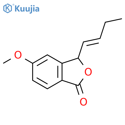 1(3H)-Isobenzofuranone, 3-(1-butenyl)-5-methoxy-, (E)- structure