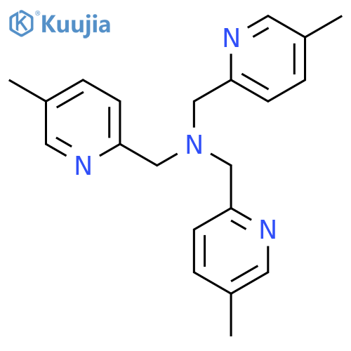 2-Pyridinemethanamine, 5-methyl-N,N-bis[(5-methyl-2-pyridinyl)methyl]- structure