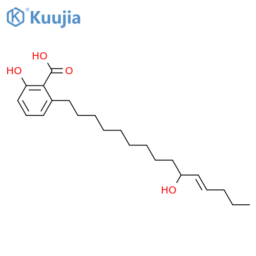 2-Hydroxy-6-pentadecylbenzoic acid; 10'ξ-Hydroxy, 11',12'E-didehydro structure