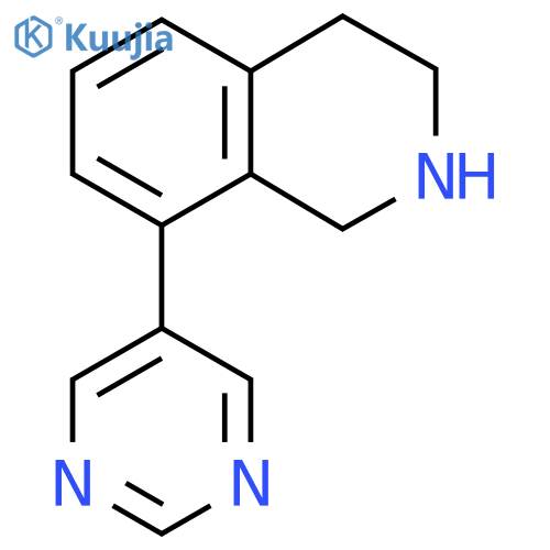 8-(pyrimidin-5-yl)-1,2,3,4-tetrahydroisoquinoline structure