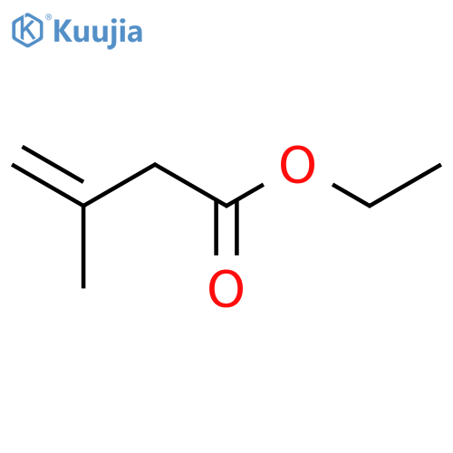 3-Butenoic acid,3-methyl-, ethyl ester structure