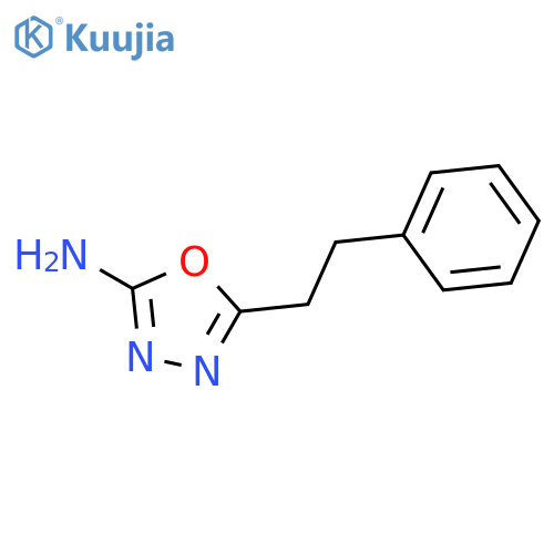 5-(2-phenylethyl)-1,3,4-oxadiazol-2-amine structure