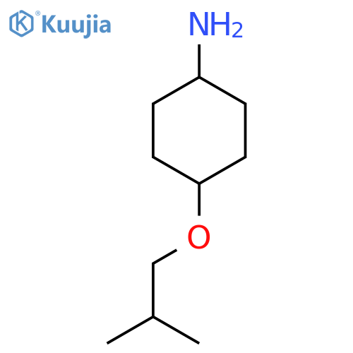 Trans-4-isobutoxycyclohexanamine structure