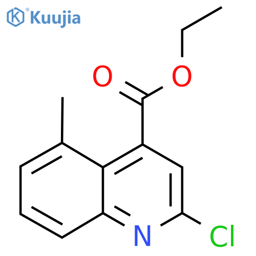 Ethyl 2-chloro-5-methylquinoline-4-carboxylate structure