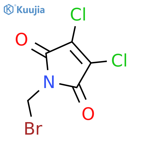 1-(Bromomethyl)-3,4-dichloro-1H-pyrrole-2,5-dione structure