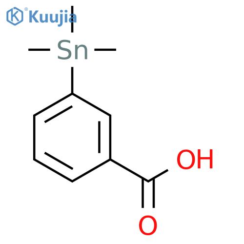 3-Trimethylstannyl Benzoic Acid structure