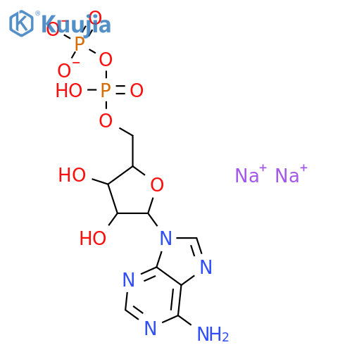 Adenosine 5'-diphosphate disodium salt structure