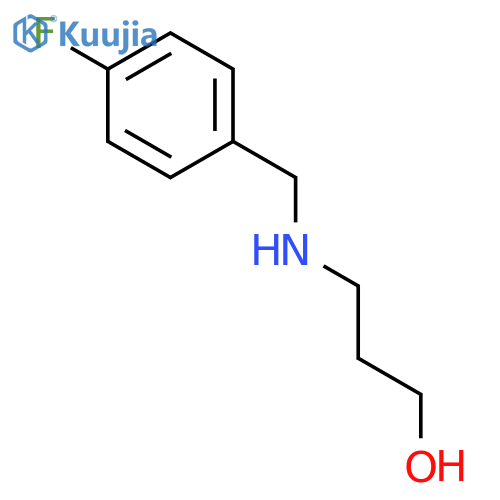 3-((4-Fluorobenzyl)amino)propan-1-ol structure