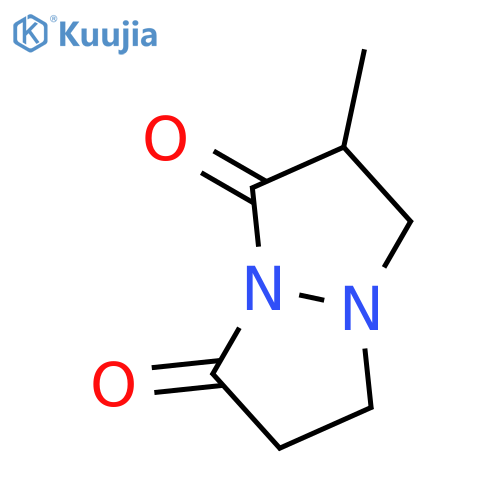 1H,7H-Pyrazolo[1,2-a]pyrazole-1,7-dione, tetrahydro-2-methyl- structure