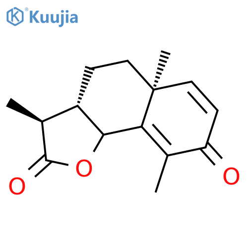 Naphtho[1,2-b]furan-2,8(3H,4H)-dione,3a,5,5a,9b-tetrahydro-3,5a,9-trimethyl-, (3S,3aS,5aS,9bR)- structure