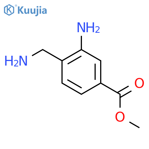 Methyl 3-amino-4-(aminomethyl)benzoate structure