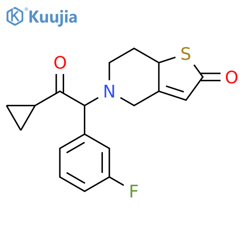 m-Fluoro Prasugrel Thiolactone(Mixture of Diastereomers) structure