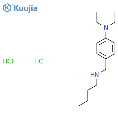 4-[(Butylamino)methyl]-N,N-diethylaniline dihydrochloride structure