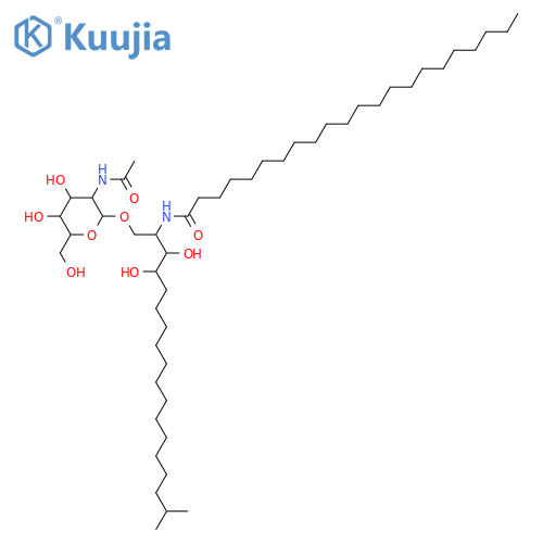 Docosanamide, N-[(1S,2S,3R)-1-[[[2-(acetylamino)-2-deoxy-β-D-glucopyranosyl]oxy]methyl]-2,3-dihydroxy-16-methylheptadecyl]- (9CI) structure