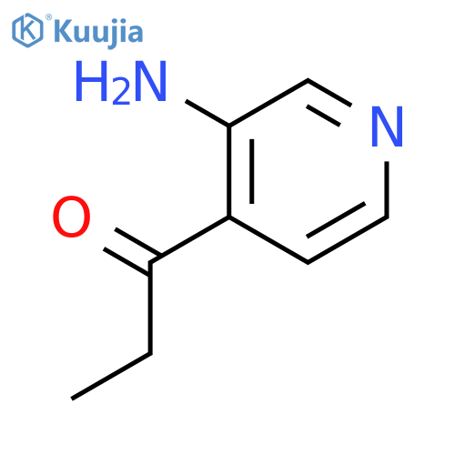 1-Propanone,1-(3-amino-4-pyridinyl)- structure