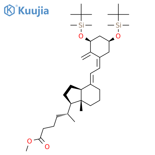 26,27-Didesmethyl-1,3-(tert-butyldimethylsilyl) (5E)-Calcitriol 24-Carboxylic Acid Methyl Ester structure