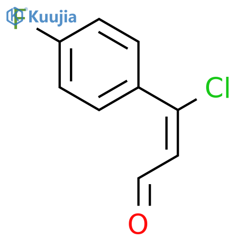 2-Propenal, 3-chloro-3-(4-fluorophenyl)-, (Z)- structure