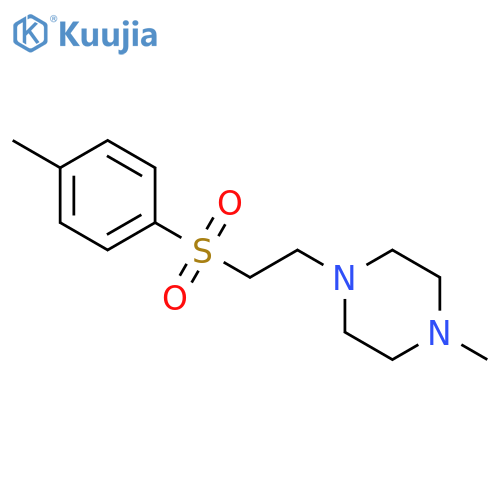 Piperazine,1-methyl-4-[2-[(4-methylphenyl)sulfonyl]ethyl]- structure