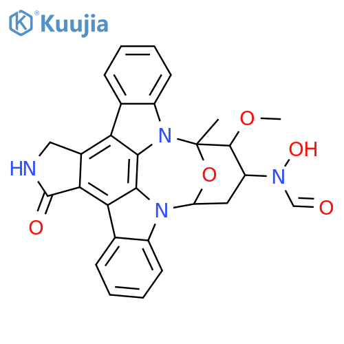 Staurosporine; 4'-N-Hydroxy, 4'-N-de-Me, 4'-N-formyl structure