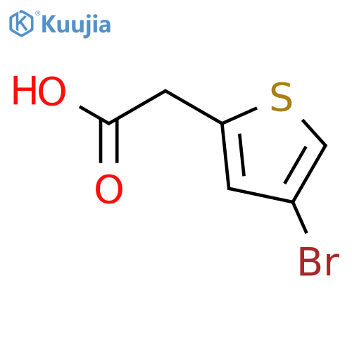2-(4-Bromothiophen-2-yl)acetic acid structure