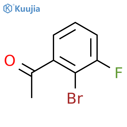 1-(2-Bromo-3-fluorophenyl)ethanone structure