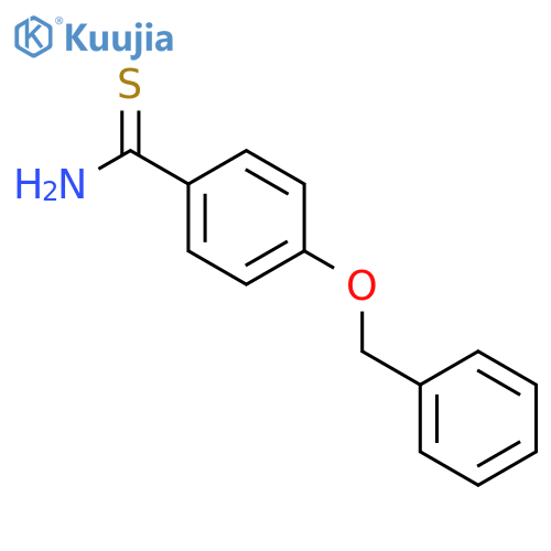 4-benzyloxy-thiobenzamide structure