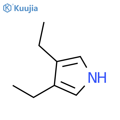 3,4-Diethylpyrrole structure