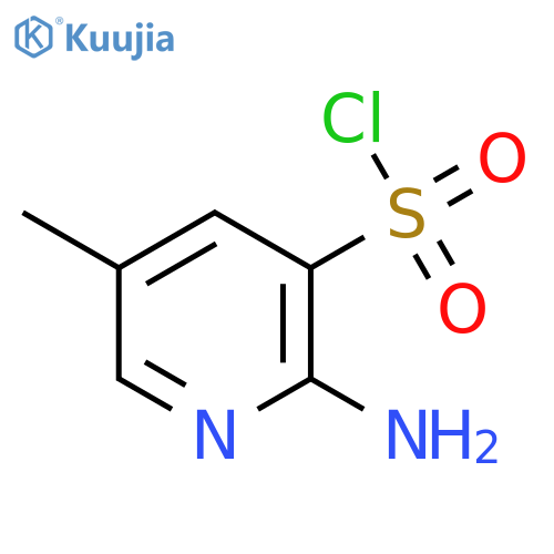 2-amino-5-methylpyridine-3-sulfonyl chloride structure