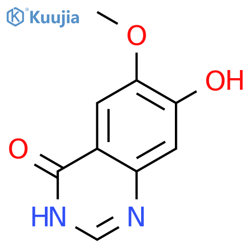7-Hydroxy-6-methoxy-3,4-dihydroquinazolin-4-one structure